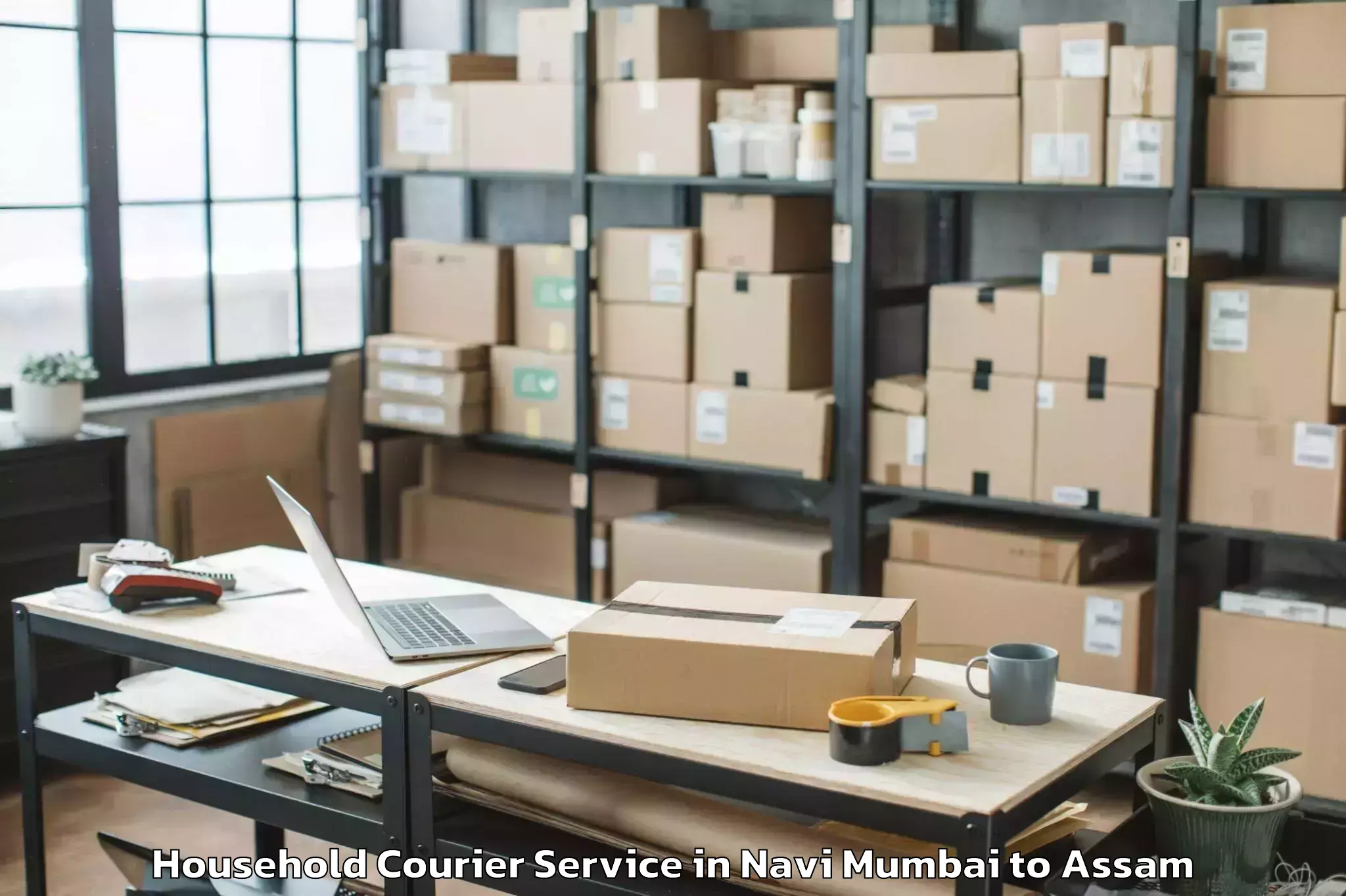 Discover Navi Mumbai to Balighat Household Courier